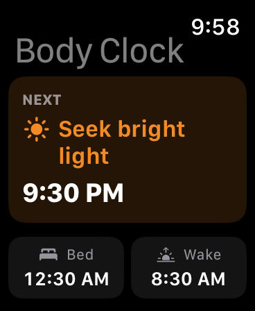 Body Clock: Jet Lag Planner screenshot 9