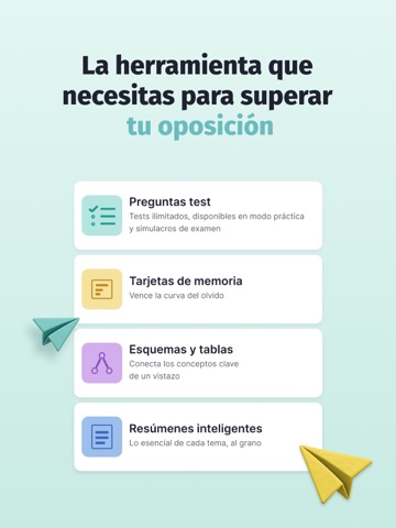Typed AI: Tests de oposiciones iPad screenshot 4