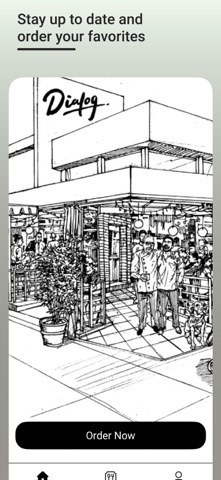 Dialog Cafe App Screenshot 1 of 3