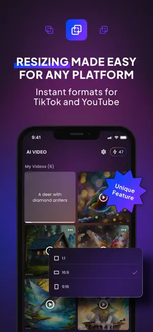 Tiger: AI Video Generator iPhone screenshot 4