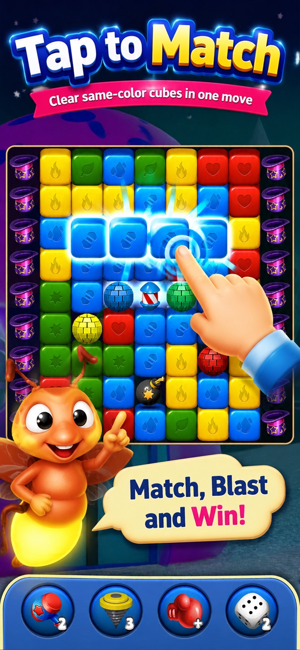Tap Blast Game iOS Mod IPA screenshot 3 - iOS game interface