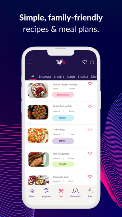 TAPfit:Dance Fitness & Recipes Screenshot