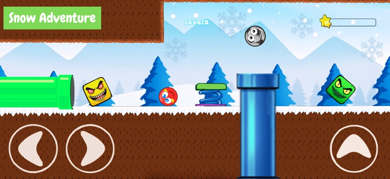 Ball 4 - Red Bounce Ball Hero screenshot 1