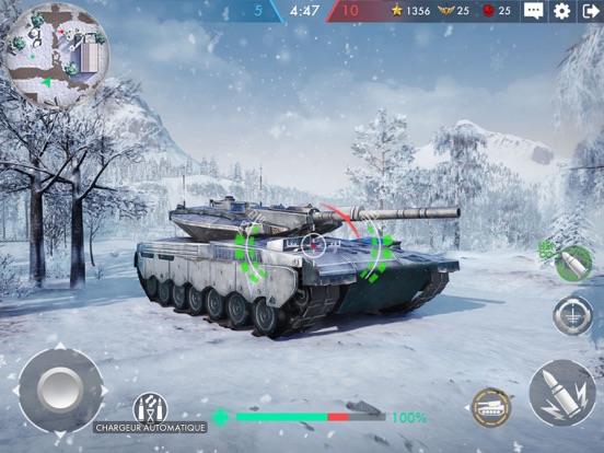Screenshot #6 pour Tank Warfare: PvP Tanks Blitz