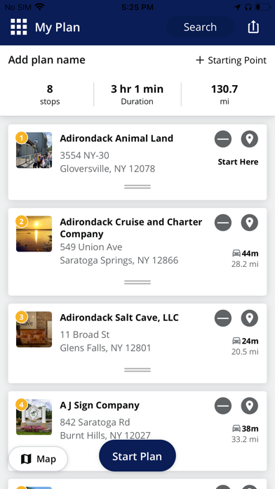 Discover Saratoga NY! iPhone screenshot 9 - Travel app