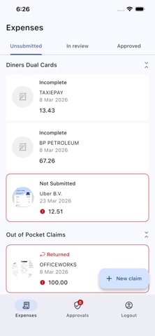 Zeno Expense iPhone screenshot 1