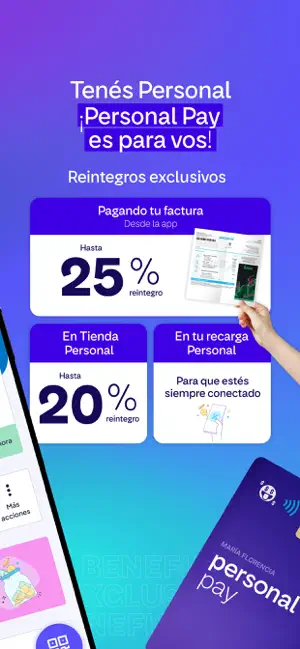 Personal Pay Billetera Virtual iPhone screenshot 2