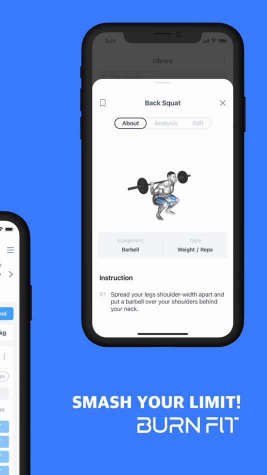 #2. BurnFit - Workout Plan & Log (iOS) By: Bunnit