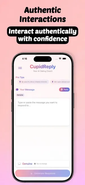 CupidReply screenshot 2