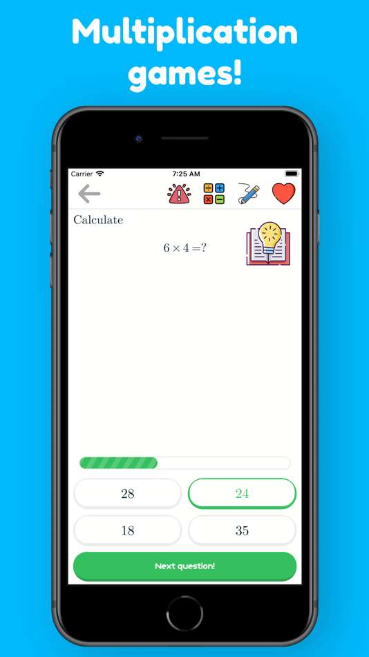 #2. 1st - 12th Grade Math Problems (iOS) 由: Adam Drzewiecki