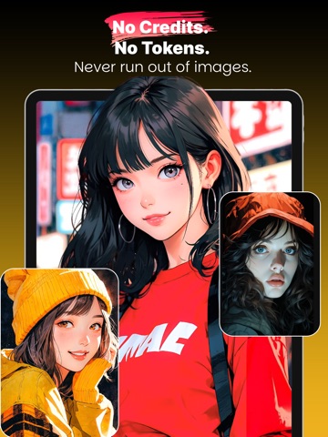 Mortal AI : AI Image Generator iPad screenshot