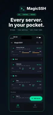 MagicSSH – Server & Terminal screenshot 1