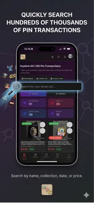 MyPinCollection.com screenshot 1