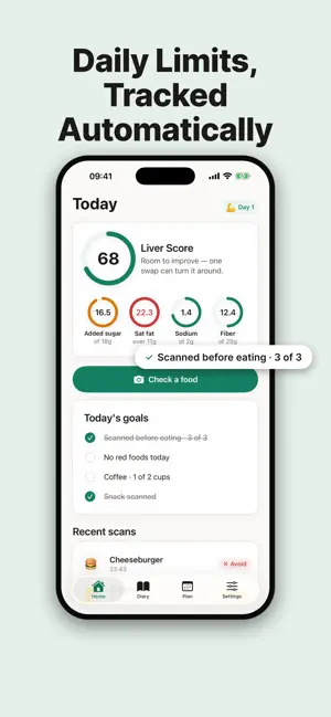 Fatty Liver Diet: Food Checker screenshot 2