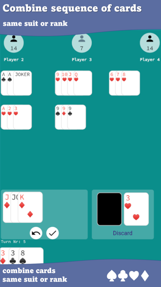 #2. Remi 51 Card Game (iOS) 由: Arnist Mobile