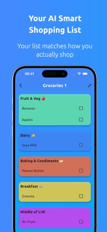 TickIt: AI Grocery List Maker screenshot