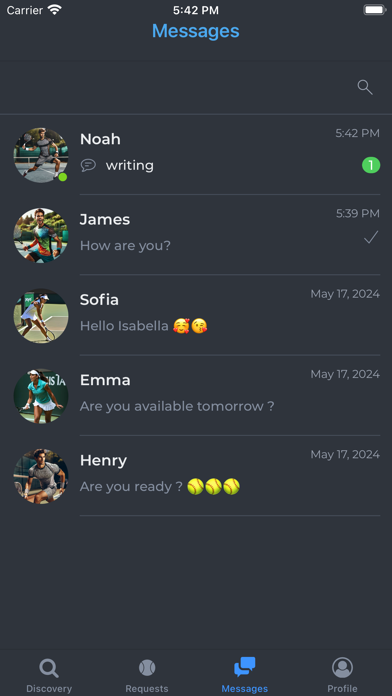 Tennis Partner Screenshot