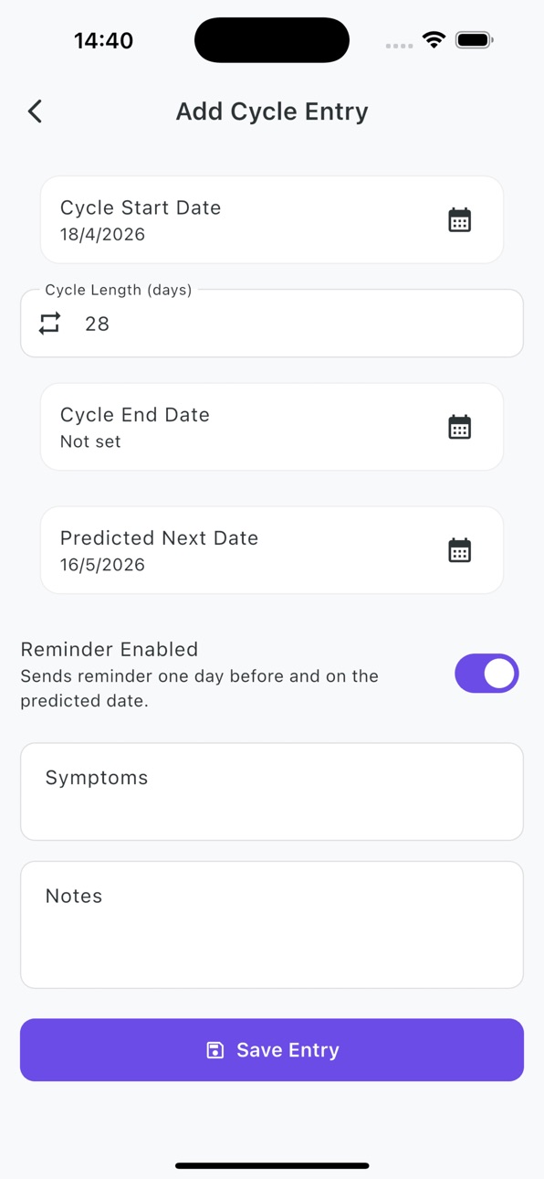 iPhone screenshot
