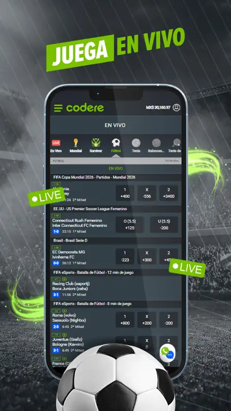 Codere: Apuestas Deportivas MX screenshot 4 of 10