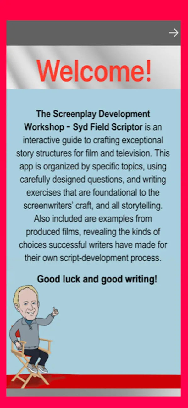 Screenshot #2 pour Screenplay Development Wrkshop