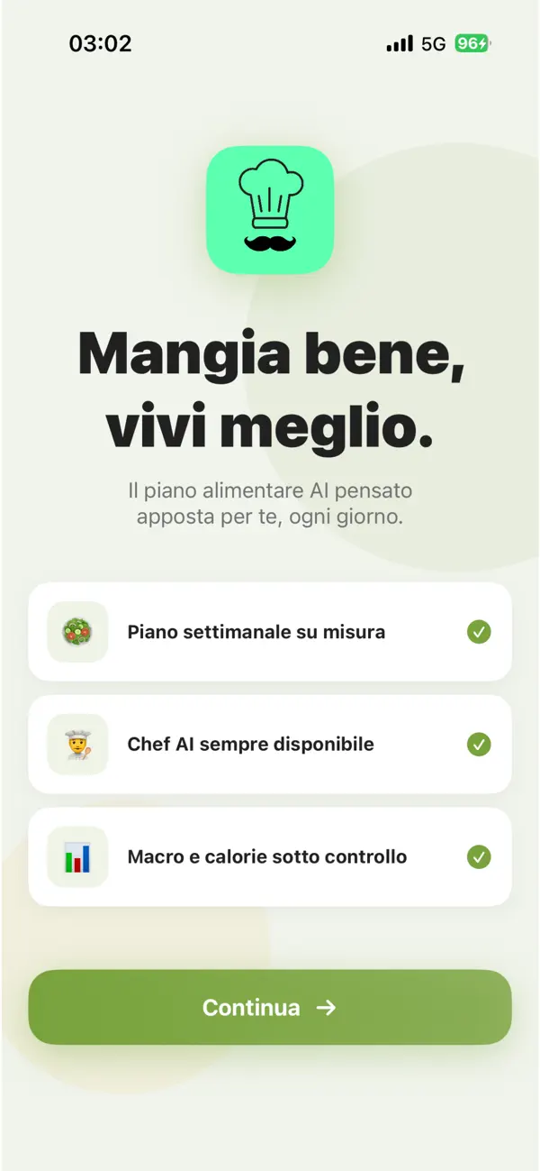 Screenshot #1 pour ChefAI - My Personal Chef