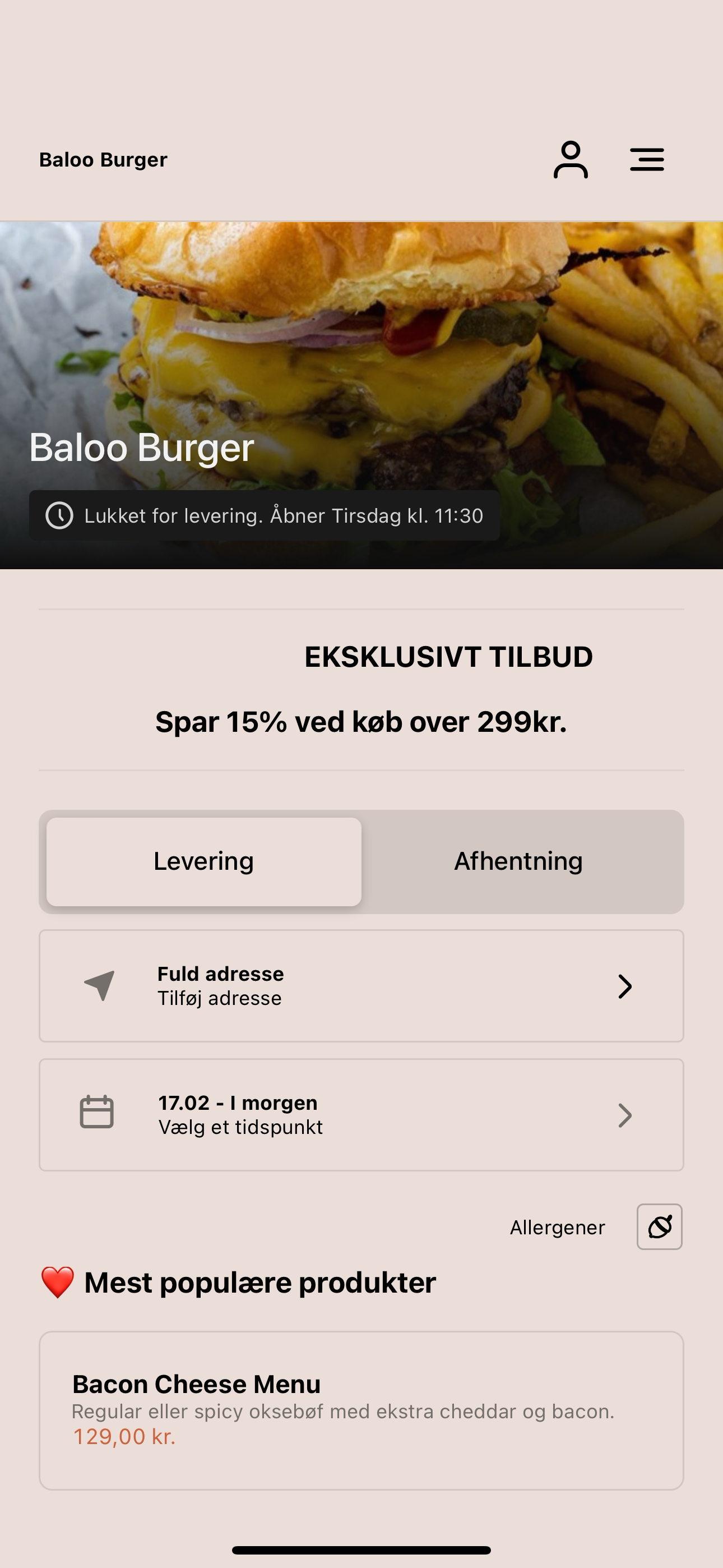 Baloo Burger