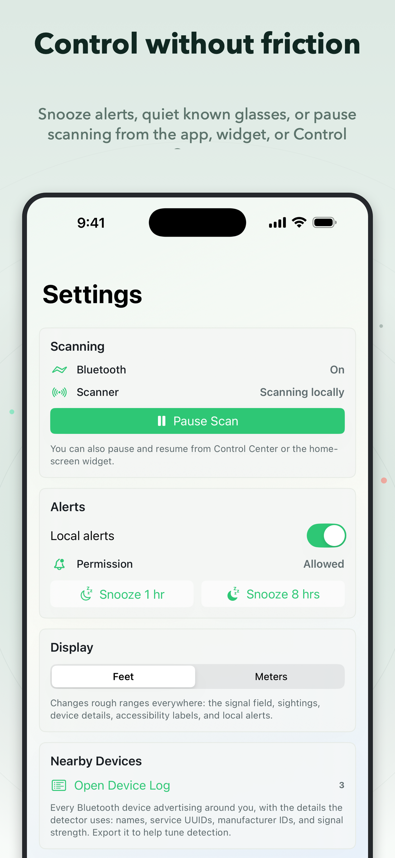Antizuck Smart Glasses Scanner screenshot 6
