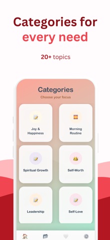 Daily Affirmations ・ Widgets iPhone screenshot