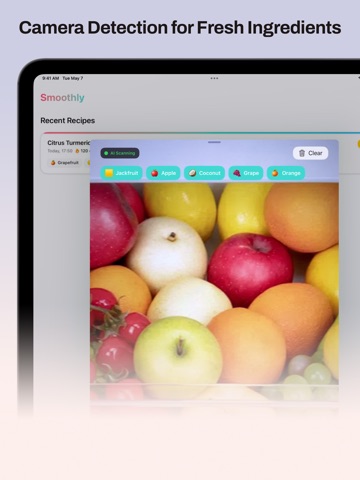 Smoothly - AI Smoothie Maker iPad screenshot