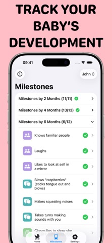 Baby Age Tracker & Milestones screenshot