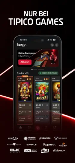 Screenshot von Tipico Games - Echtgeld Slots auf dem iPhone 6