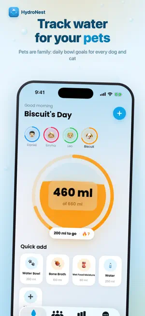 HydroNest Family Water Tracker screenshot 3