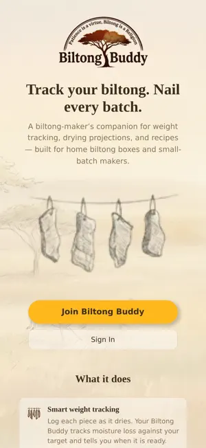 Biltong Buddy screenshot 1