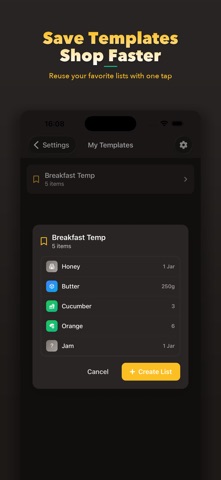 Lysto: Grocery List & Sharing screenshot