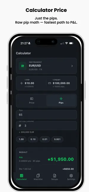 Forex Pip Calc screenshot 4