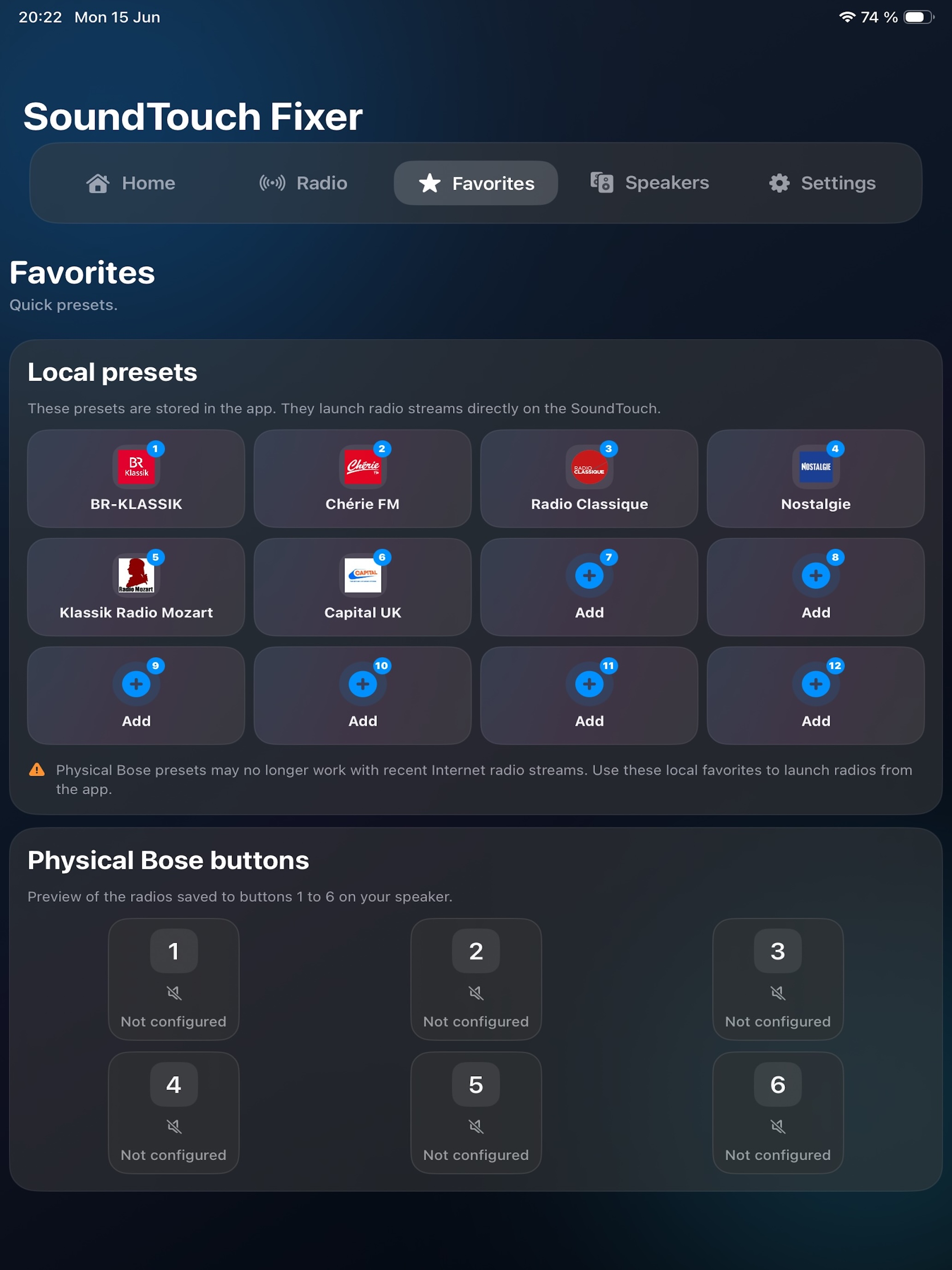 SoundTouch Fixer
