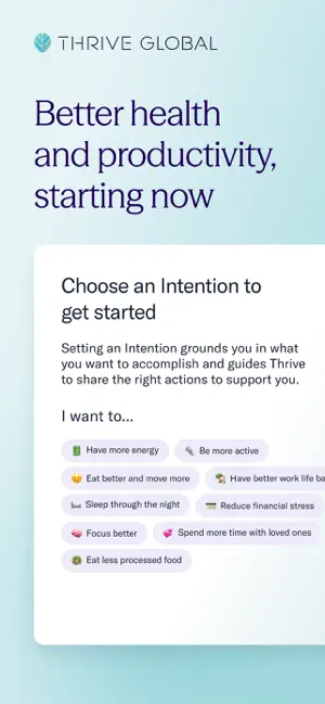 Thrive Global screenshot 1