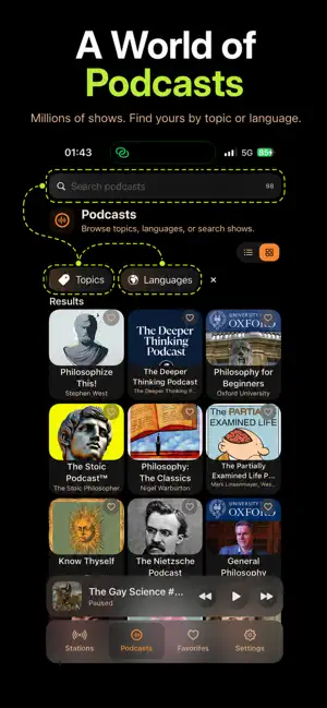 Radiogram - Radio & Podcasts screenshot 3