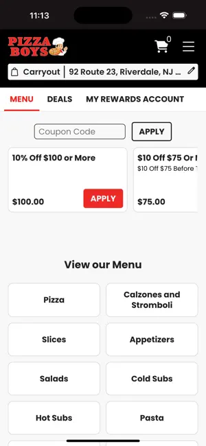 Pizza Boys NJ screenshot 2