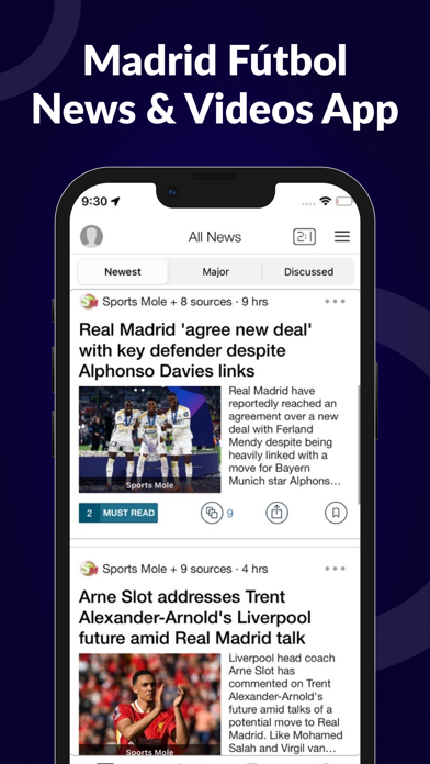 Madrid Fútbol News & Videos Screenshot