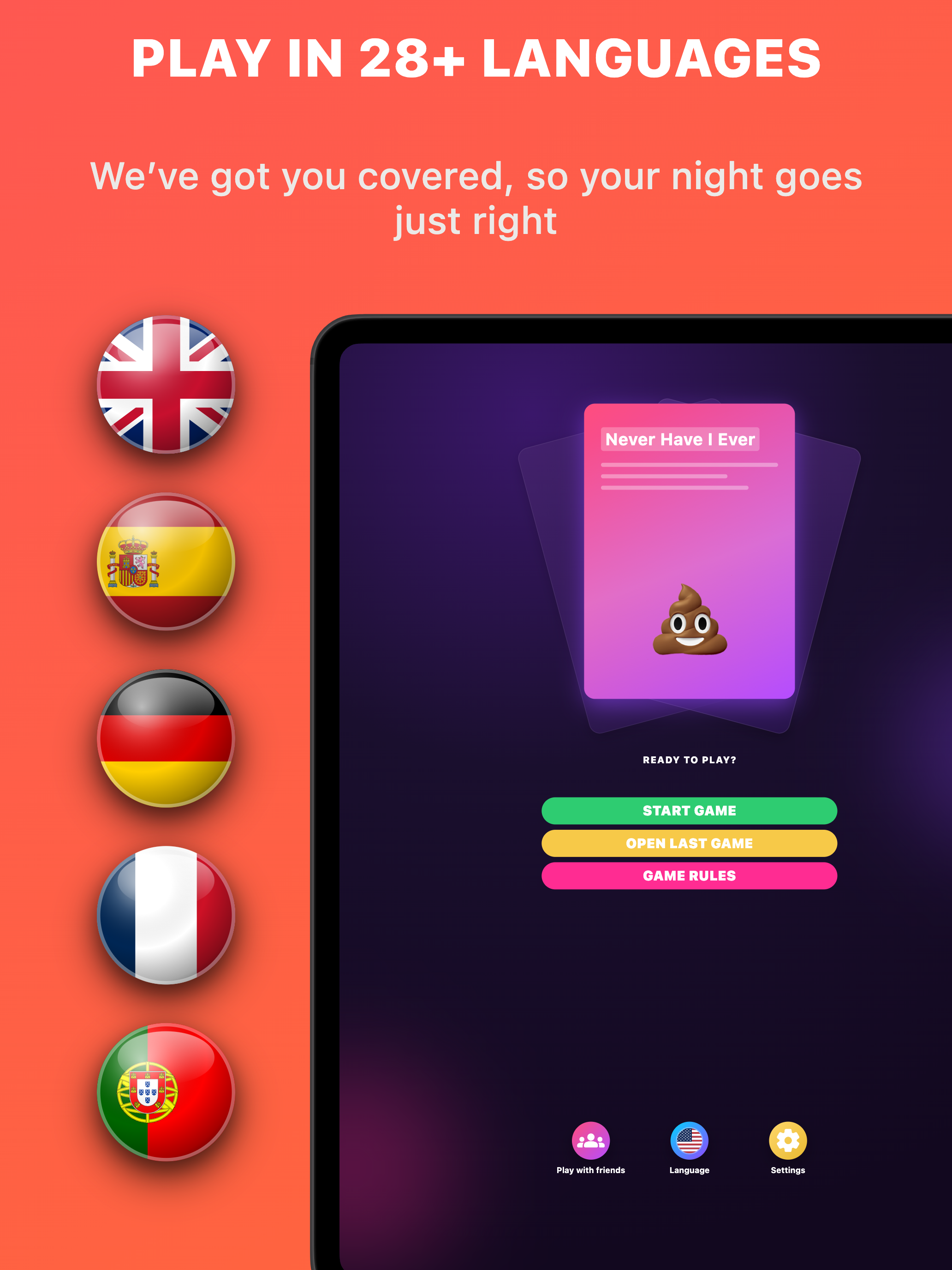 Never Have I Ever: Card Party screenshot 11