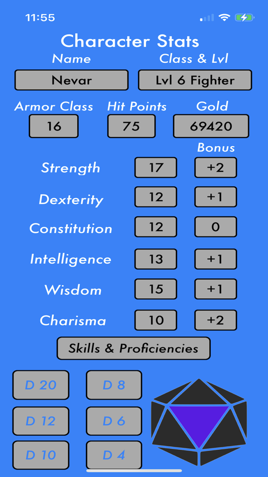 #8. D&D Character (iOS) 由: Ethan Waters