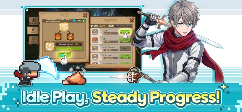 Pixel Guardians: Idle RPG screenshot 4