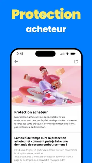 Capture d'écran de AliExpress Shopping App sur iPhone 6