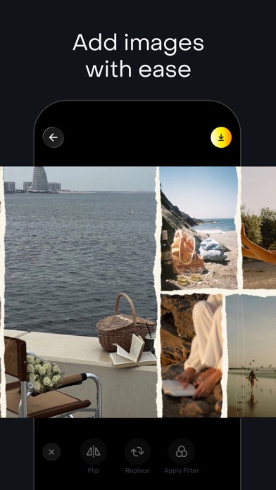 Zaps Collages iPhone screenshot 4 - Graphics & Design app