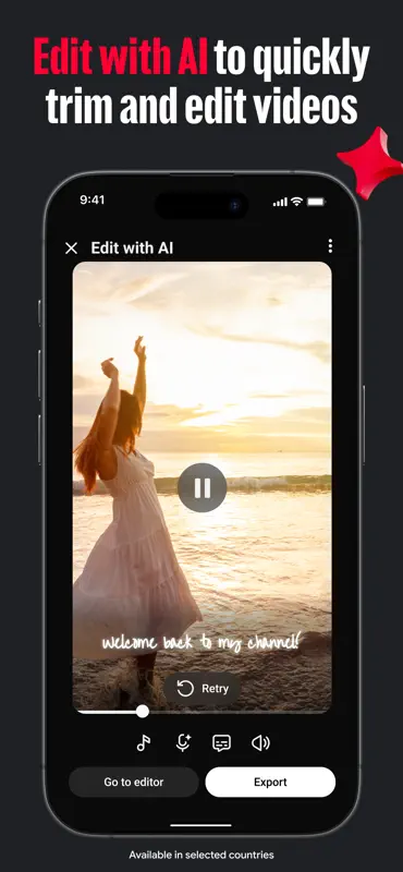 YouTube Create: Video editor screenshot 7 of 10