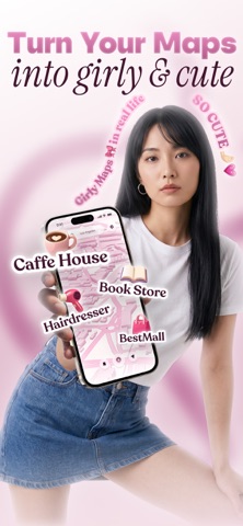 GoGirl - Girly Maps app screenshot