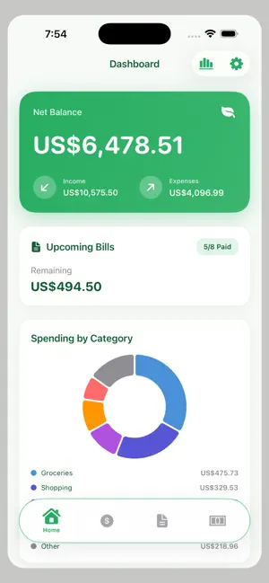 Budget Planner: Budget & Bills screenshot 1