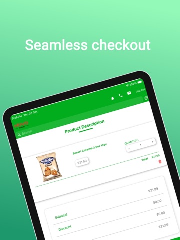 Novo Foods iPad screenshot