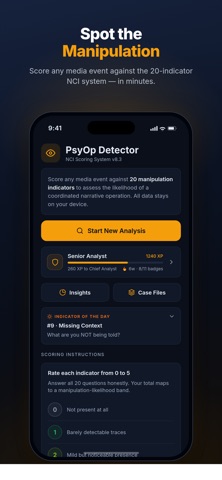 PsyOp Detector Screenshot 1 of 10